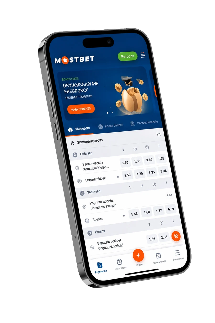 Mostbet AZ mobil giriş